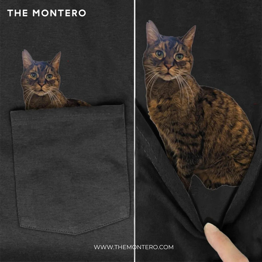 MR. TABBY CAT POCKET T-SHIRT