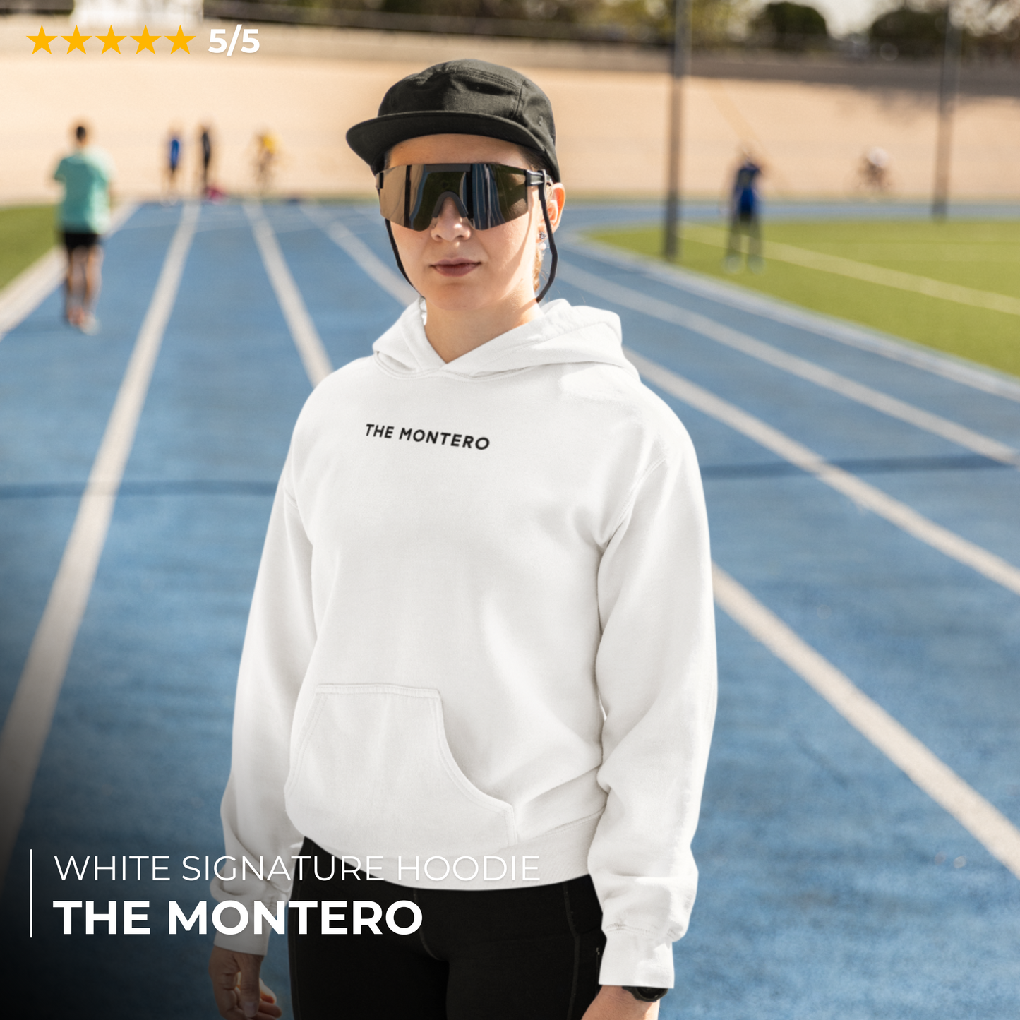 THE MONTERO WHITE HOODIE - WOMEN